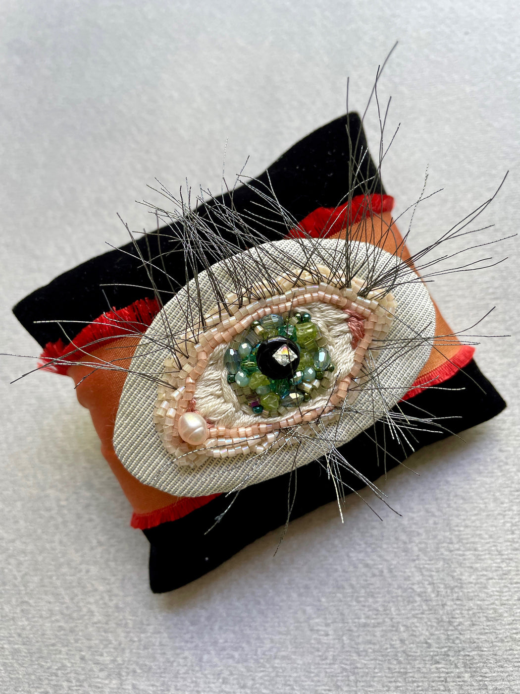 "All-Seeing Eye" Brooch by Cynthia de Bellechasse
