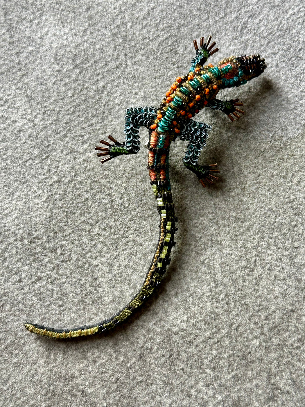 "Lizard" Brooch by Trovelore