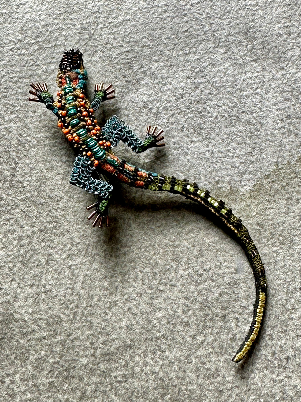 "Lizard" Brooch by Trovelore