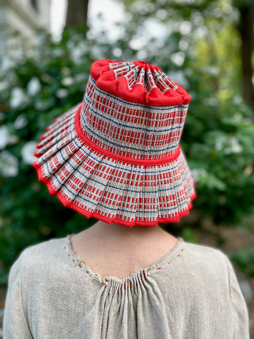 Lorna Murray Folding "Milan" Hat - Red