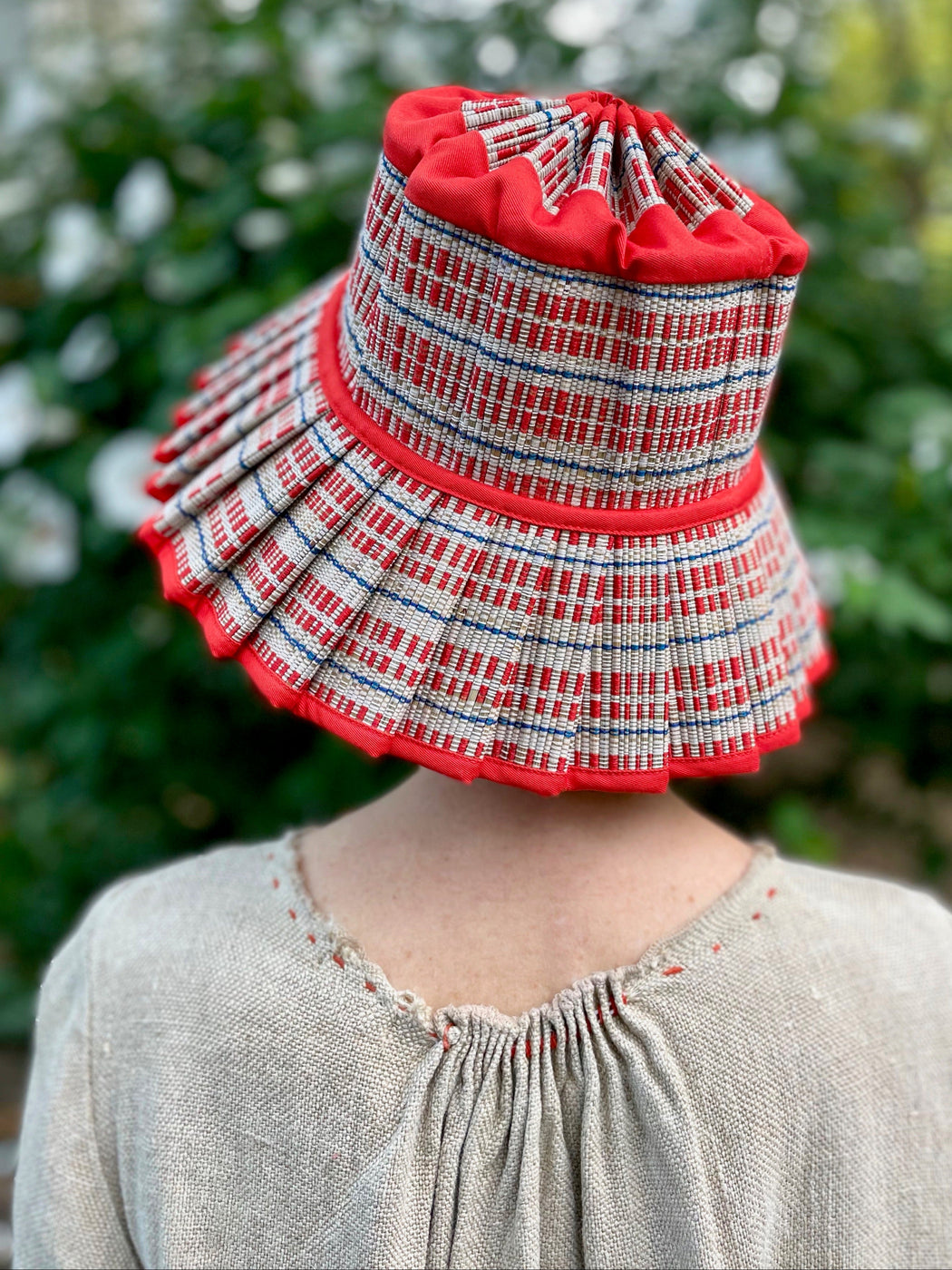 Lorna Murray Folding "Milan" Hat - Red