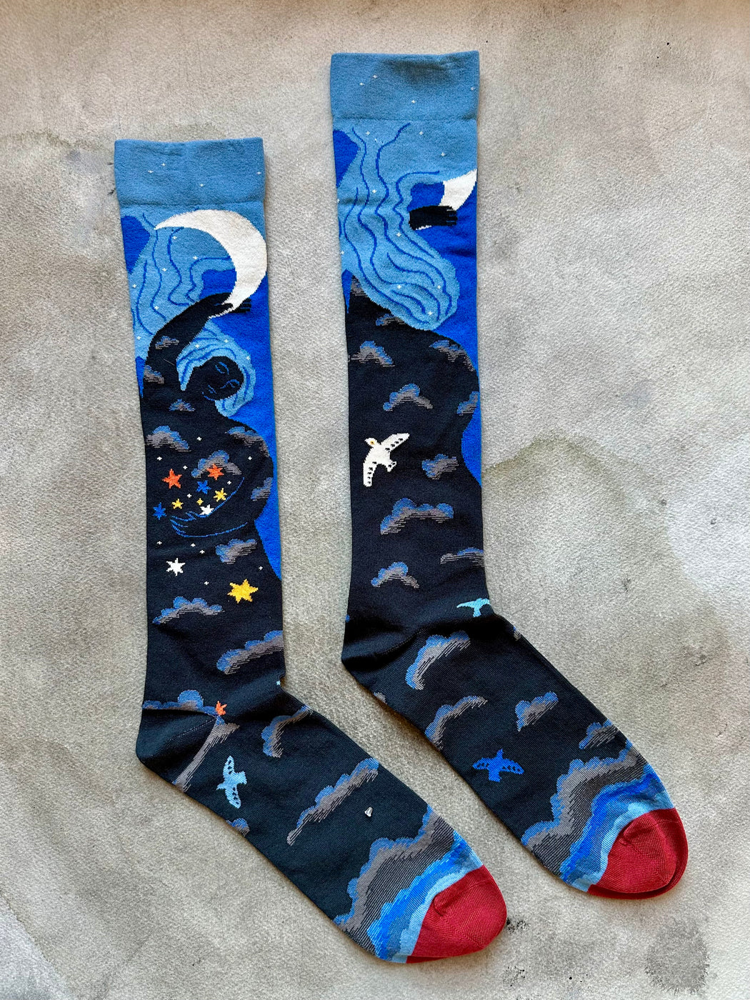 "Night Sky" Socks by Bonne Maison
