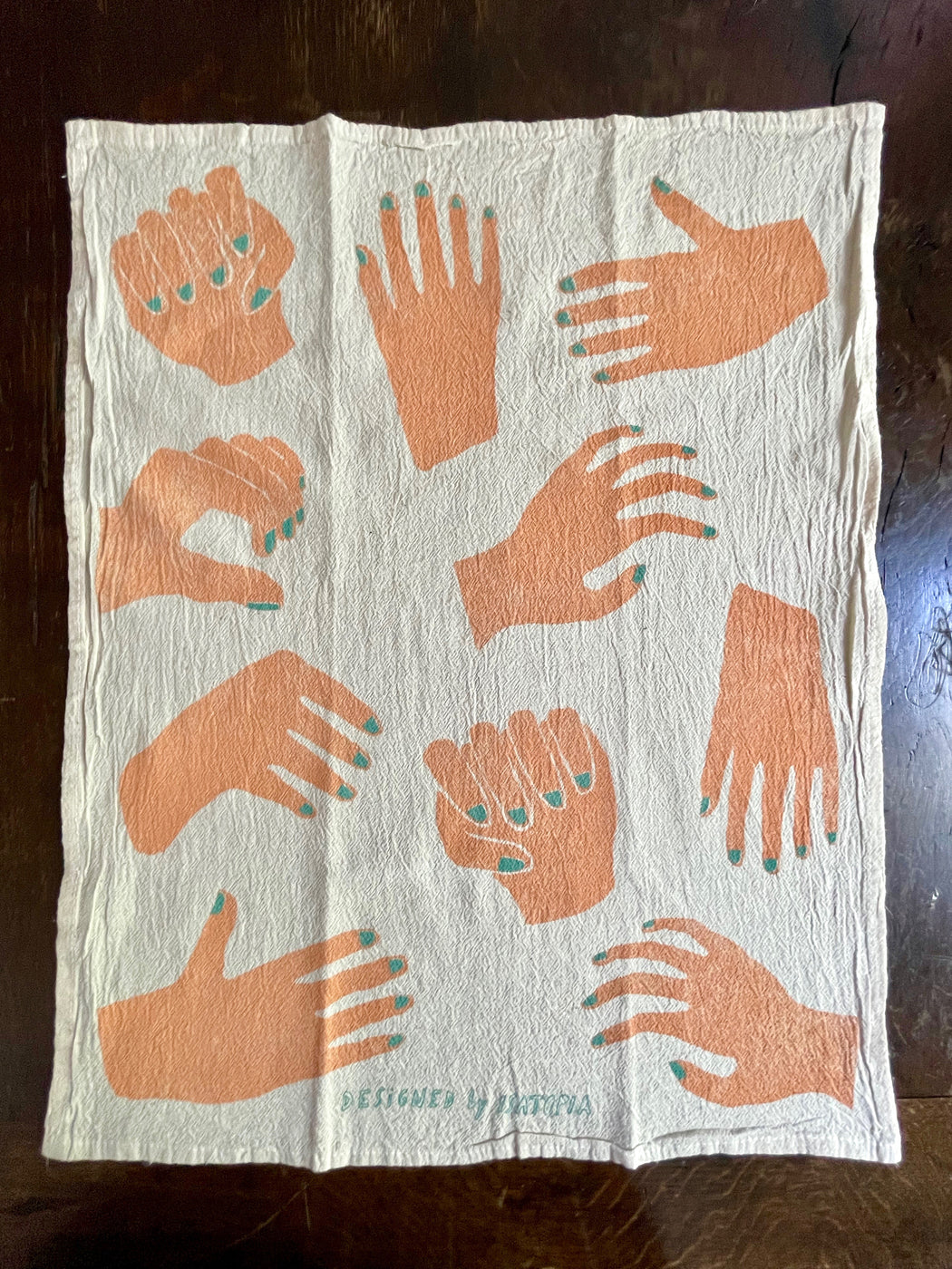"Hands" Tea Towel