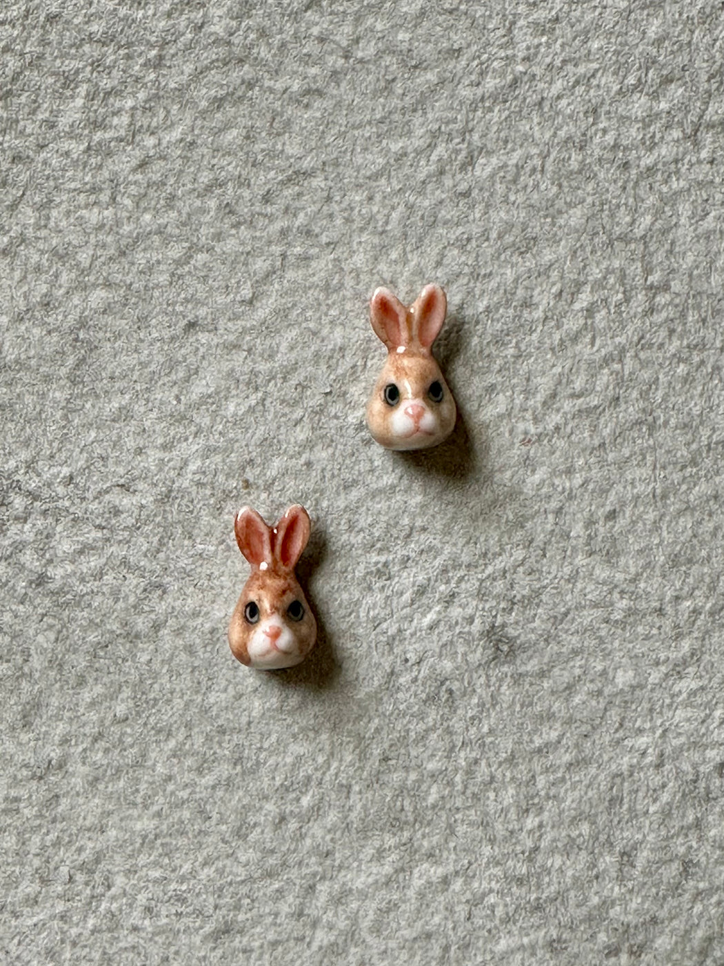Porcelain "Rabbit" Earrings by Camp Hollow