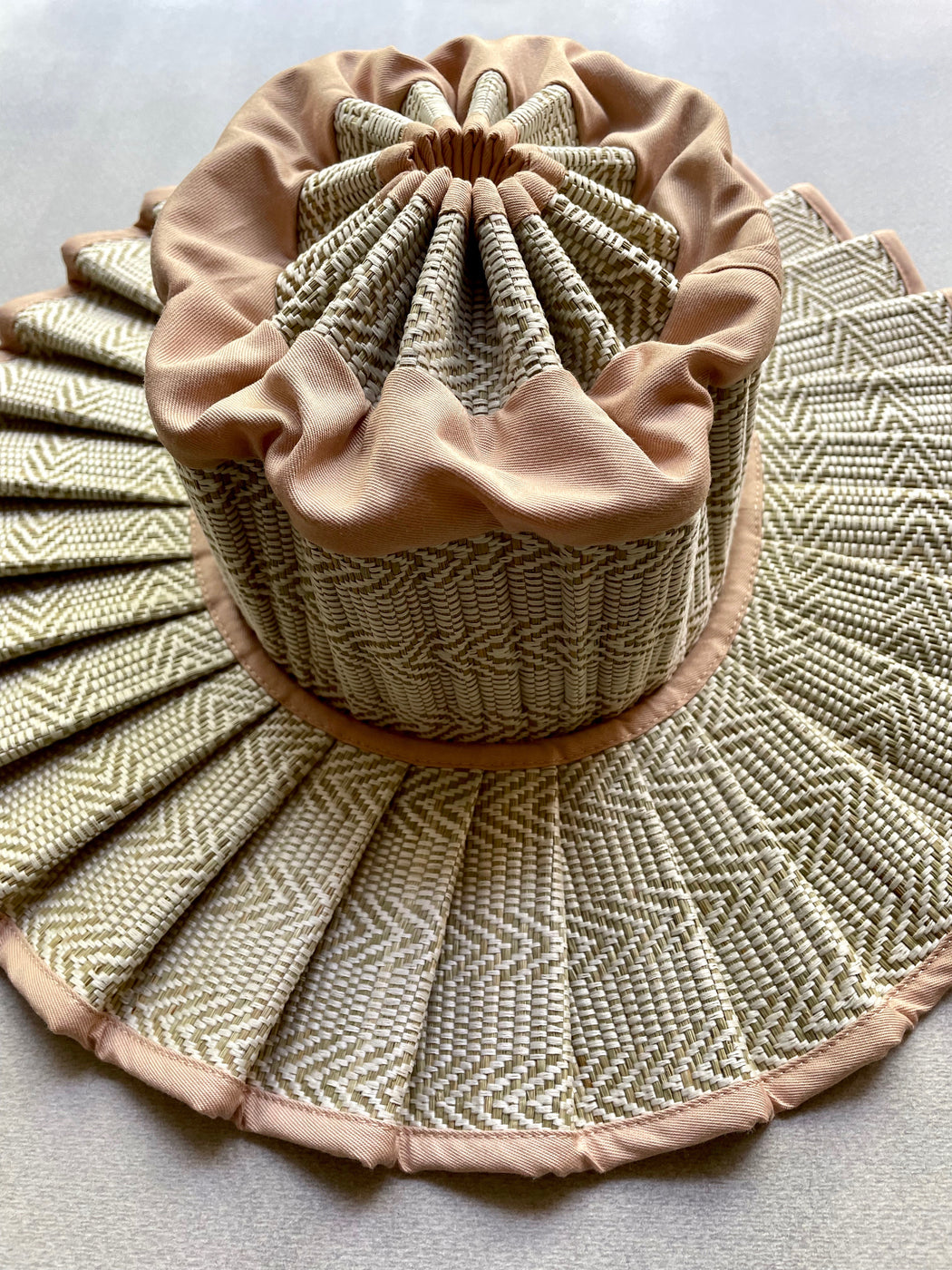 Lorna Murray Folding "Milan" Hat - Herringbone