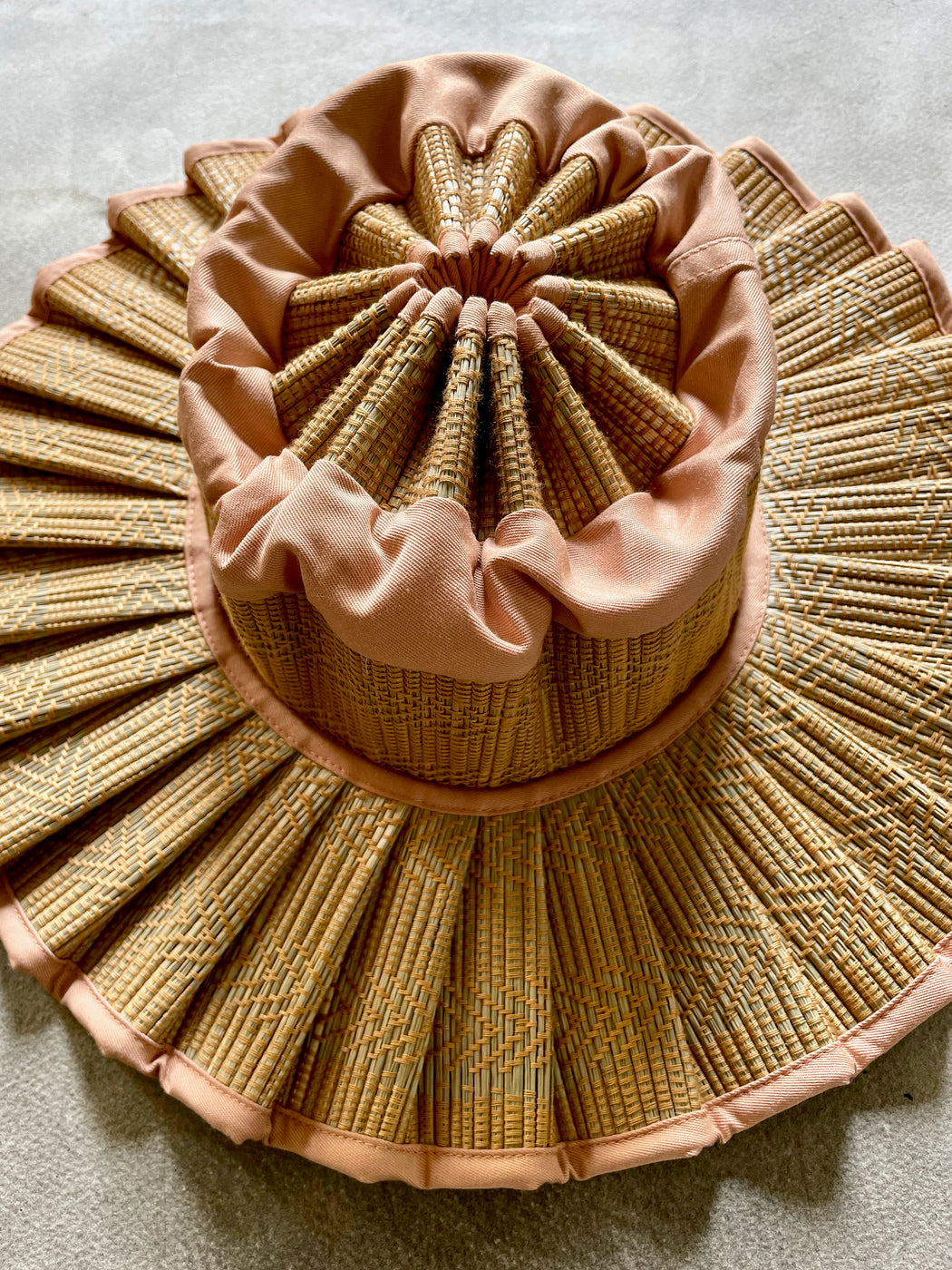 Lorna Murray Folding "Milan" Hat - Blush