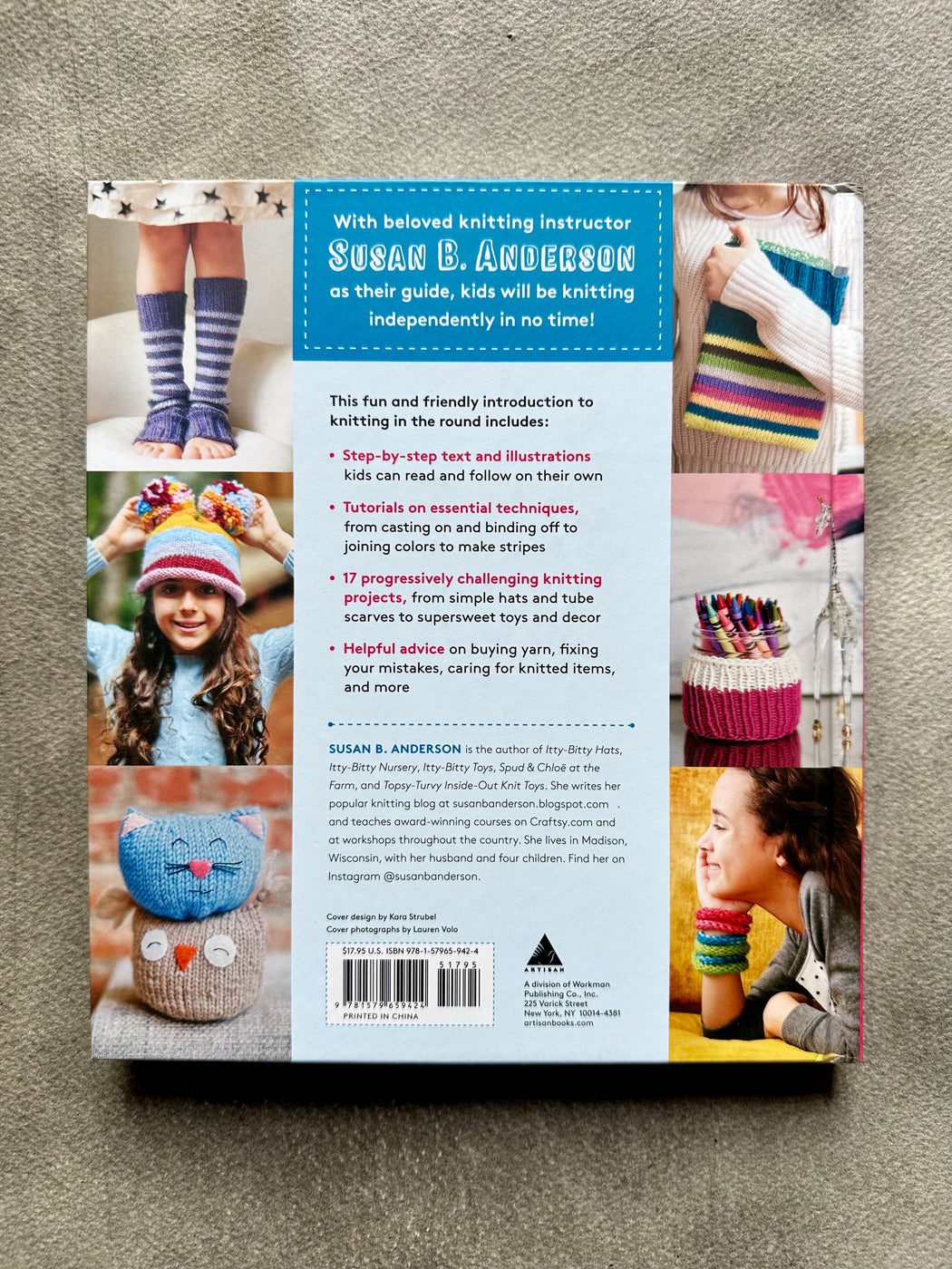 "Kids' Knitting Workshop" by Susan B. Anderson