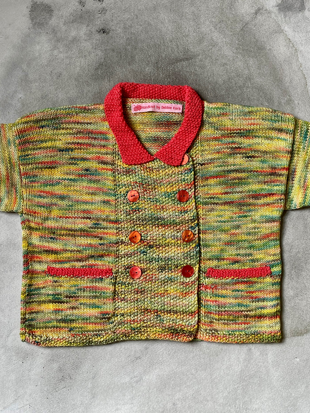 Aunt Debbie's Hand-Knit Children's Sweater (3 - 4 years)