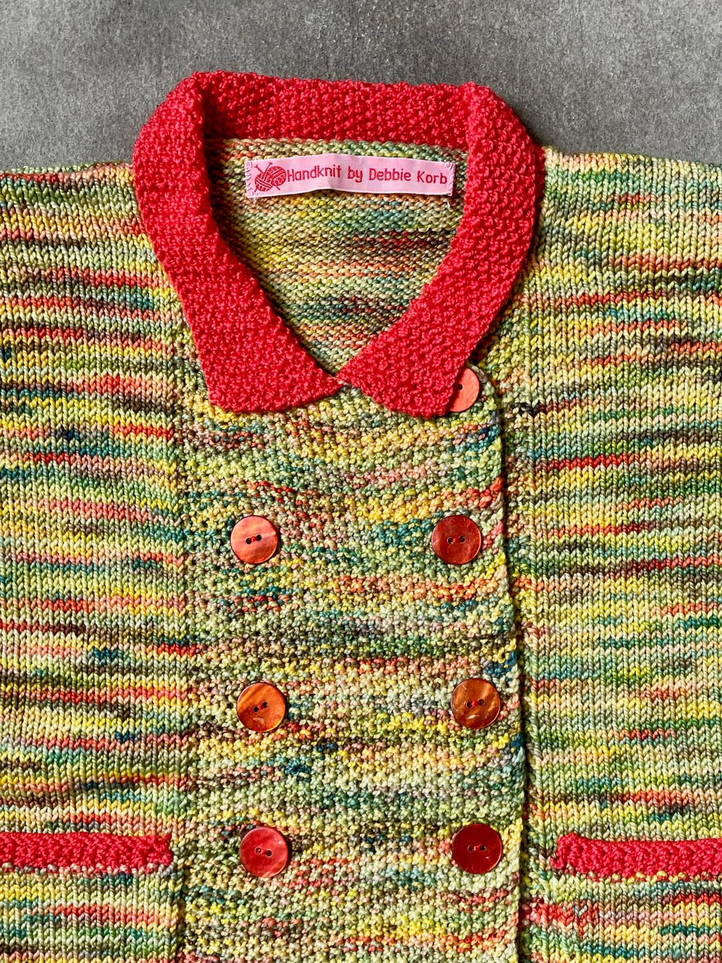 Aunt Debbie's Hand-Knit Children's Sweater (3 - 4 years)