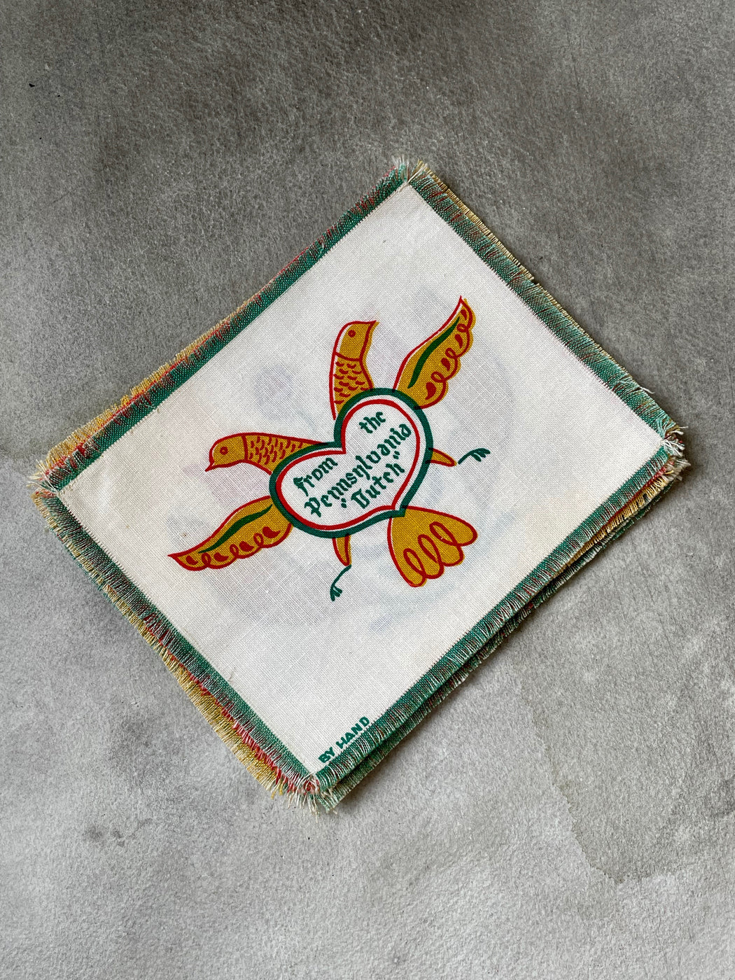Vintage Cocktail Napkins - Pennsylvania Dutch