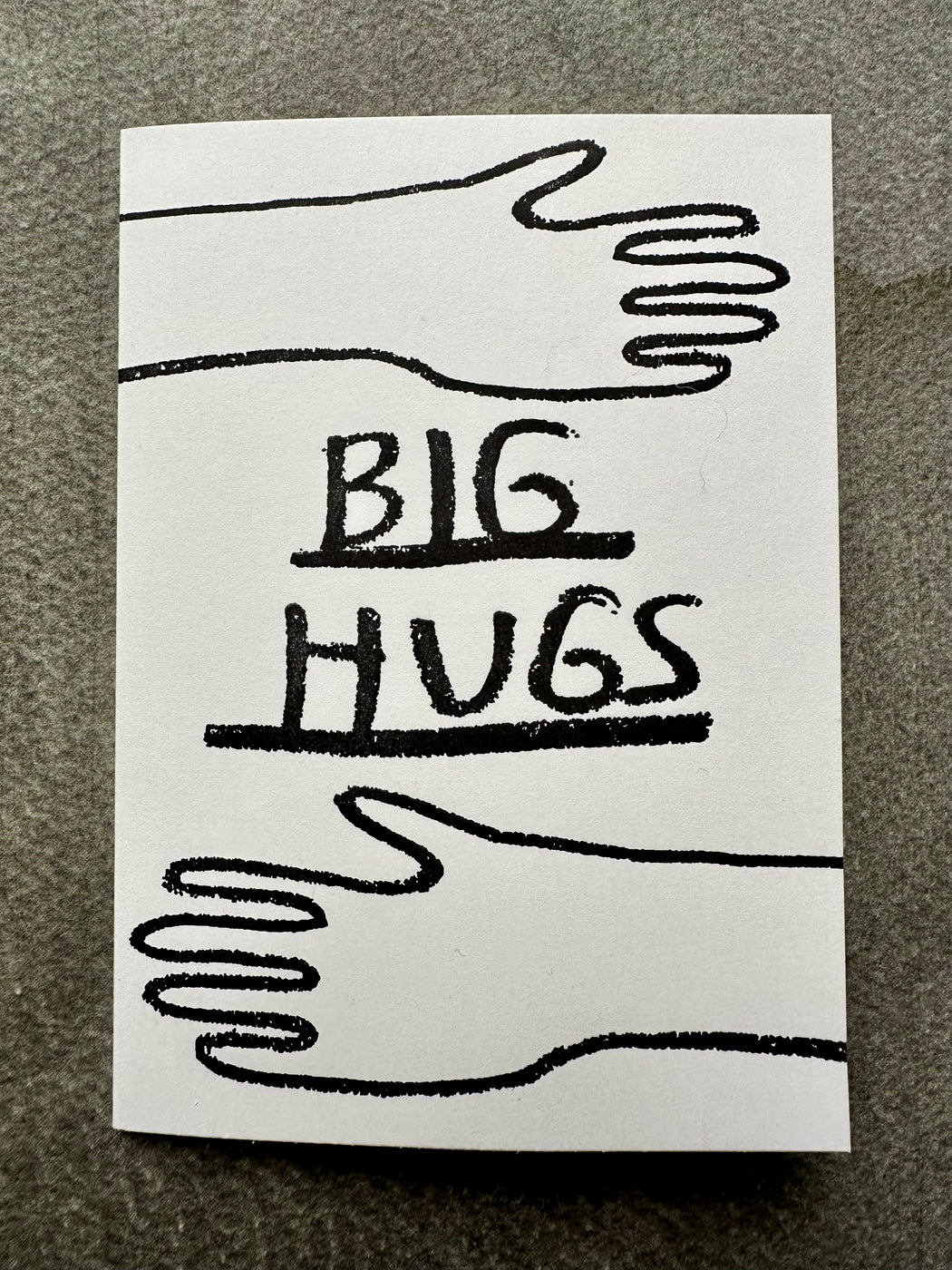 "Big Hugs" Greeting Card