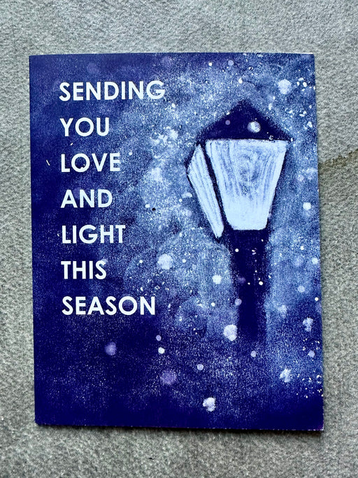 "Love and Light" Winter Card