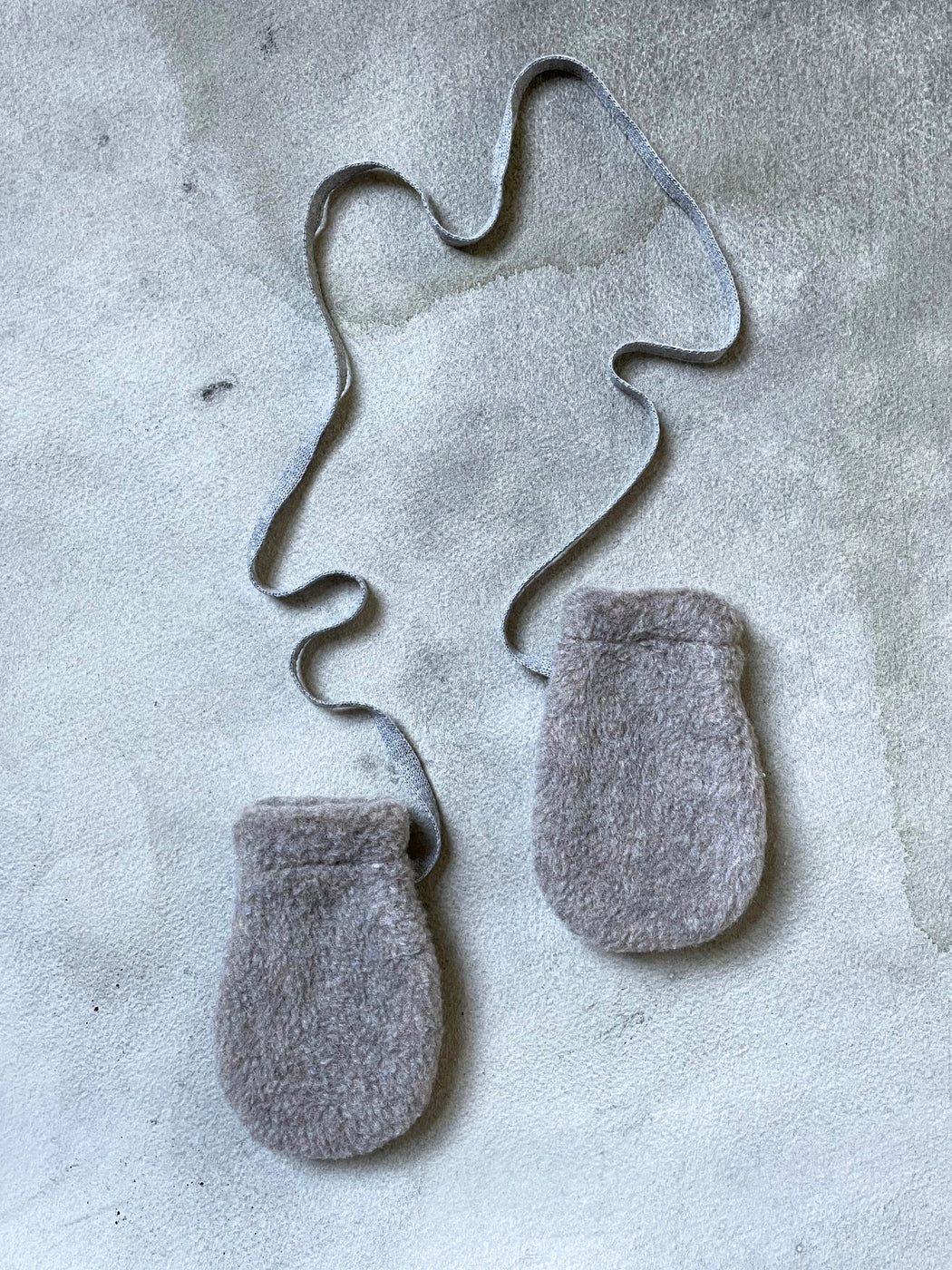 Makie Fleece Mittens - Beige