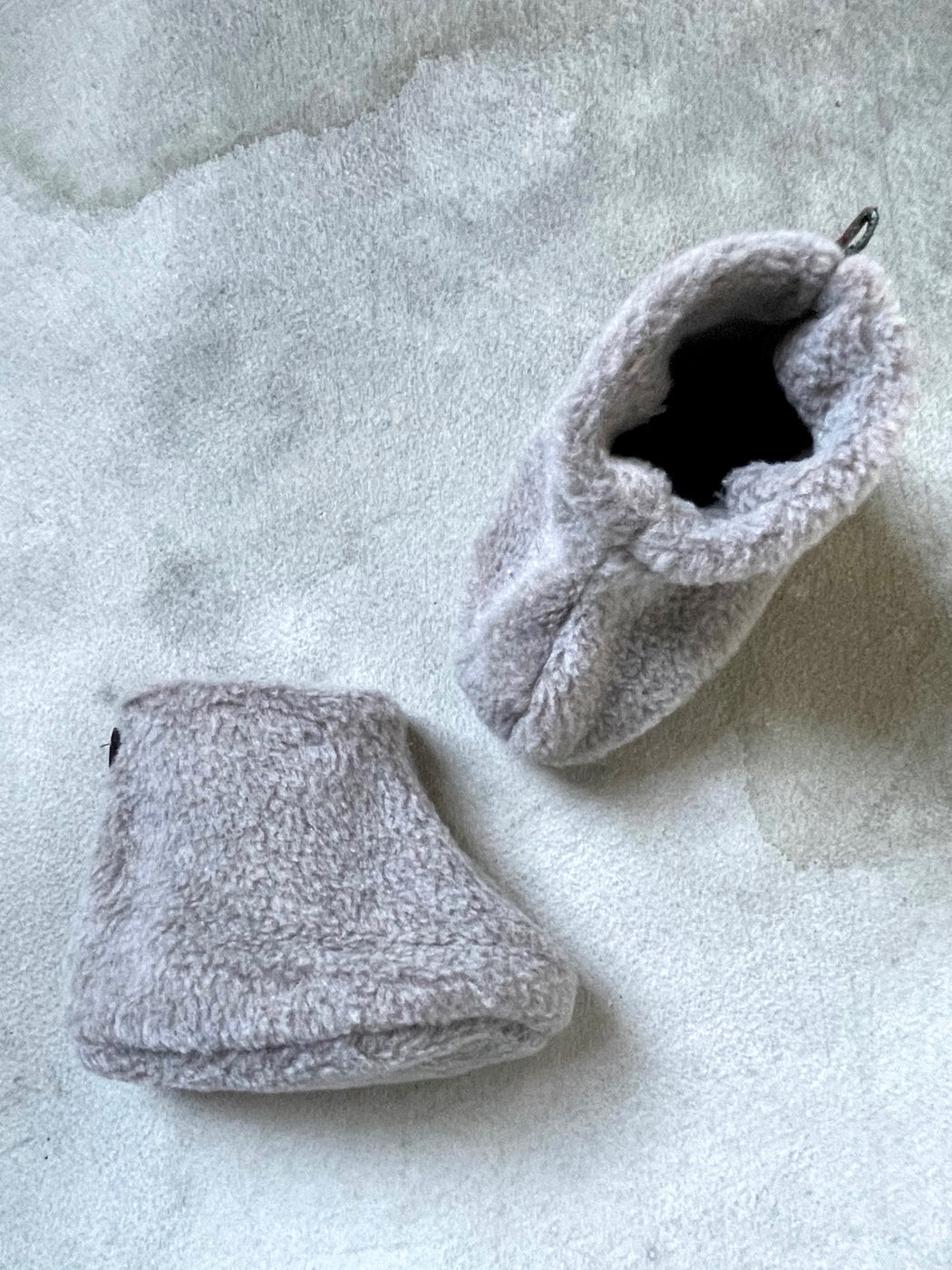 Makie Fleece Booties - Beige