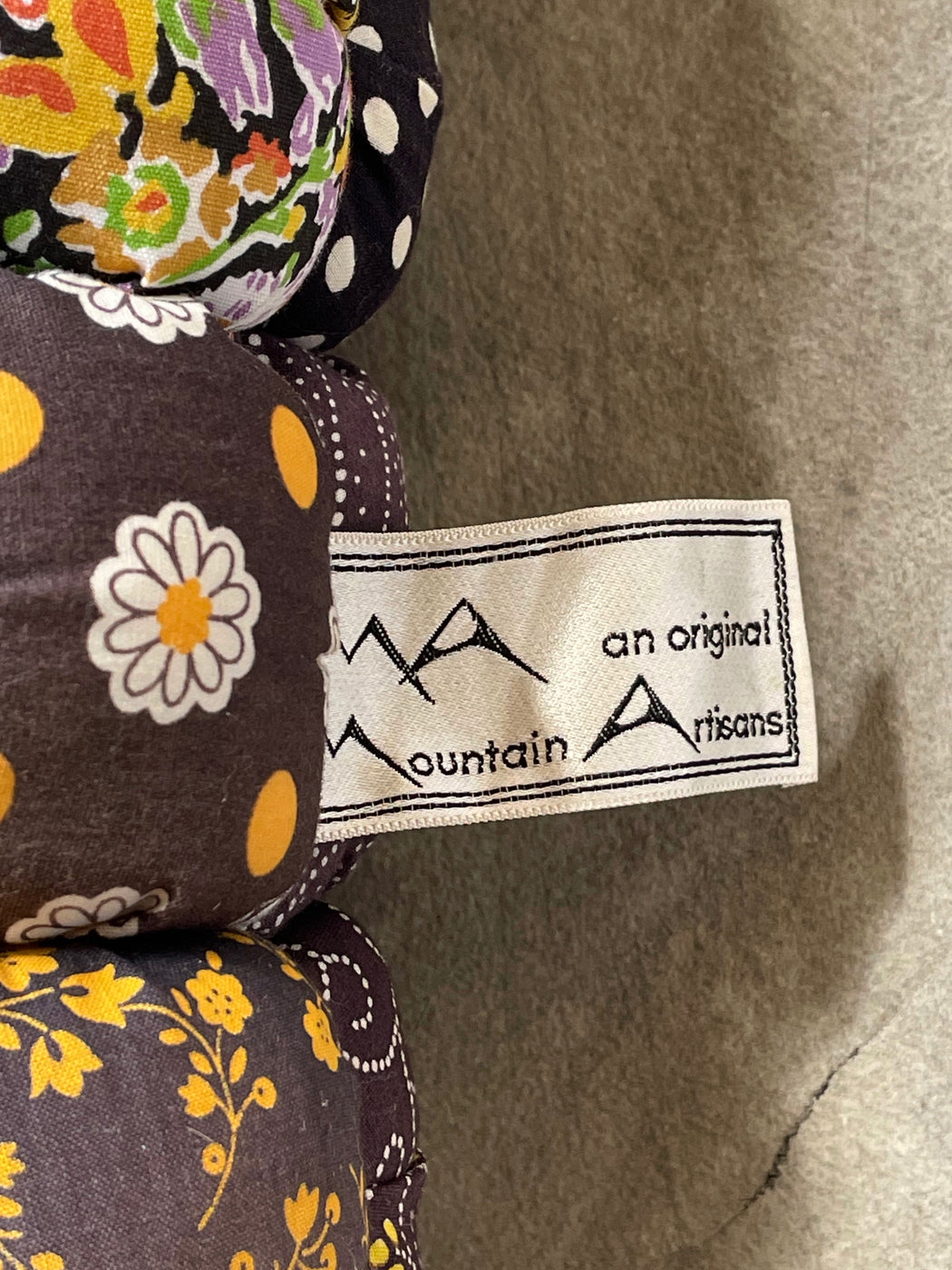 Vintage Patchwork Pillow by Mountain Artisans