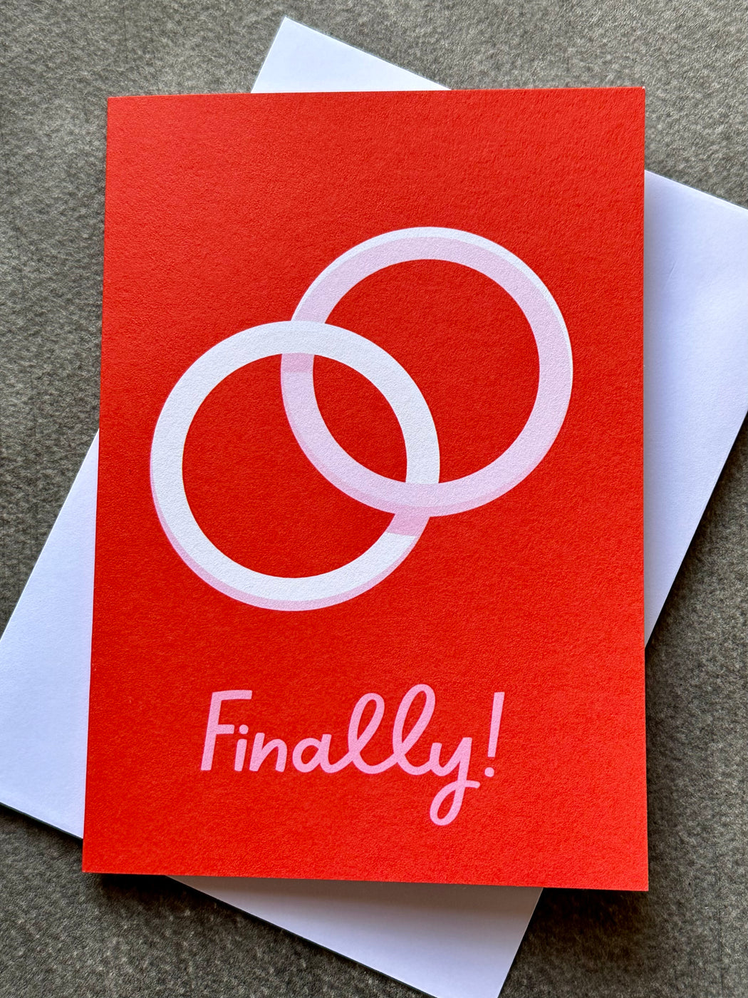 "Finally" Wedding Card