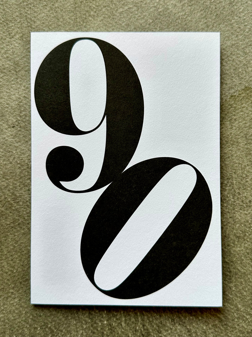 "90" Birthday Card