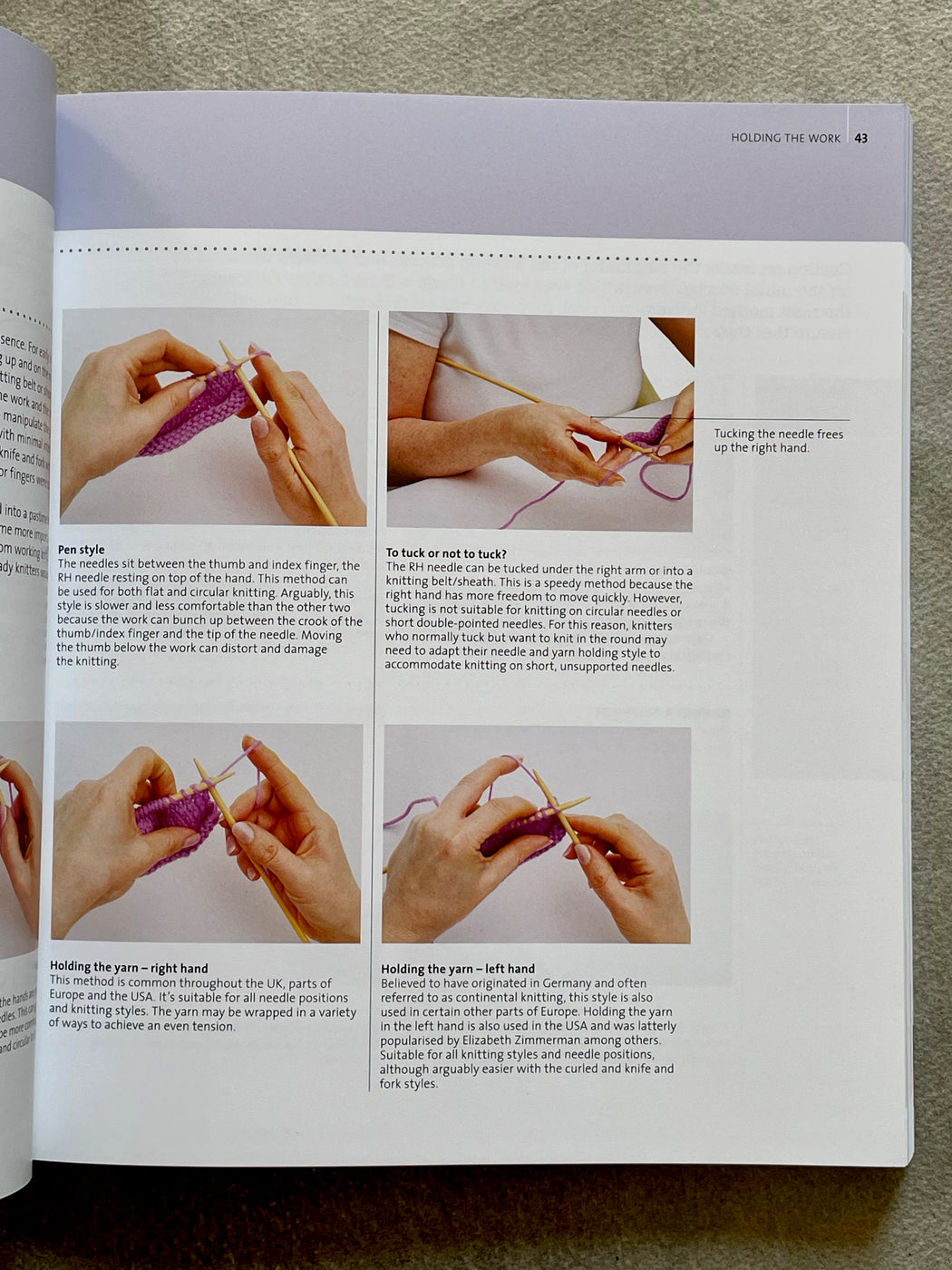 "How to Knit" by Debbie Tomkies