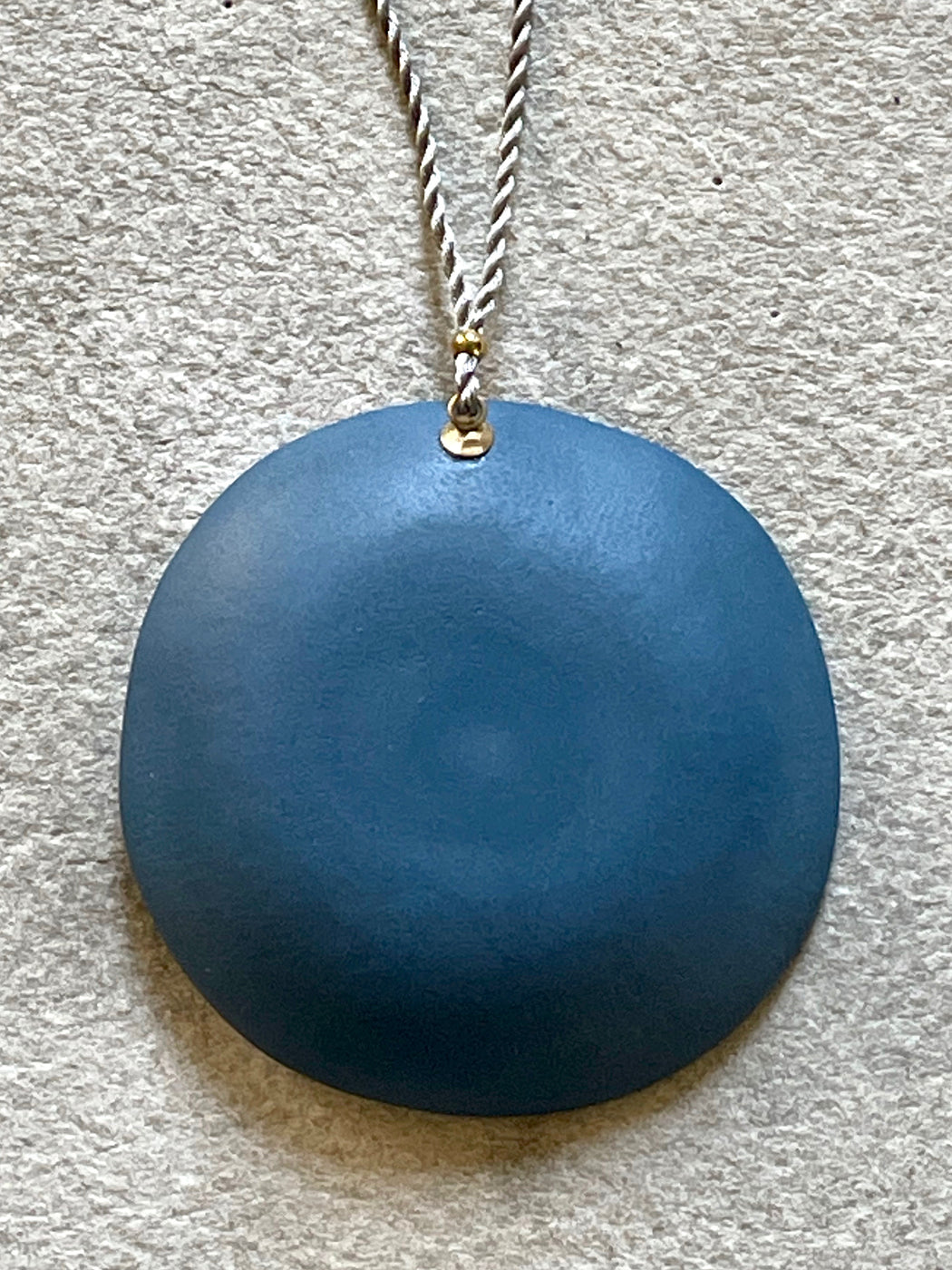 "Zeus & Hera" Cameo Pendant by Marcie McGoldrick - Indigo