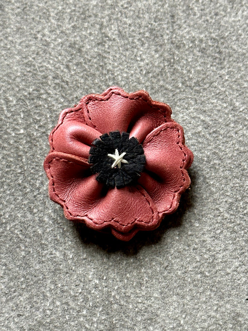 Donsje Leather "Flower" Hair-clip
