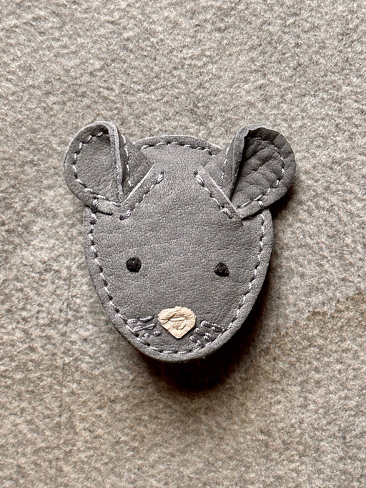 Donsje Leather "Mouse" Hair-clip