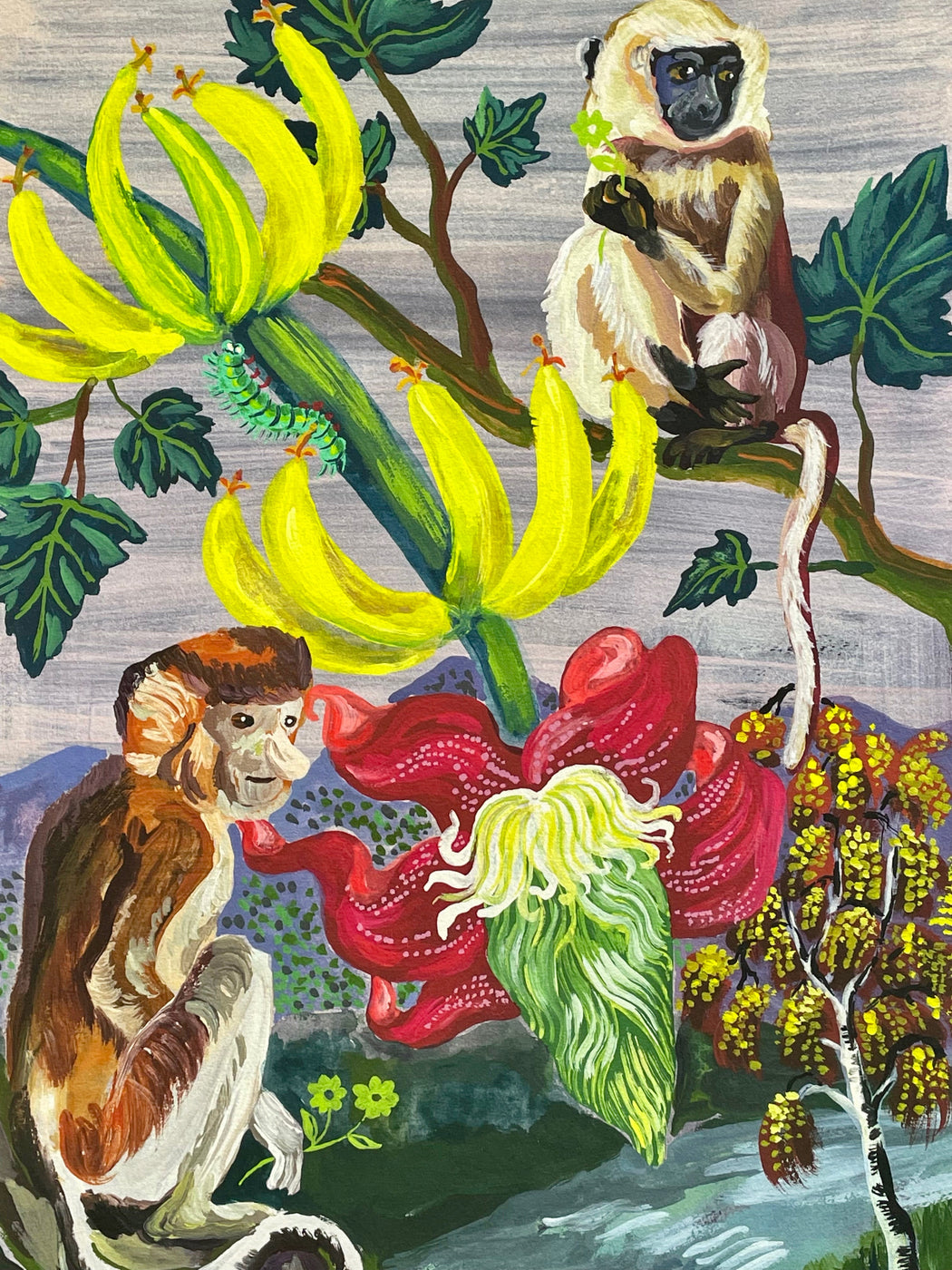 Nathalie Lete "In the Banana Tree" Limited Edition Print