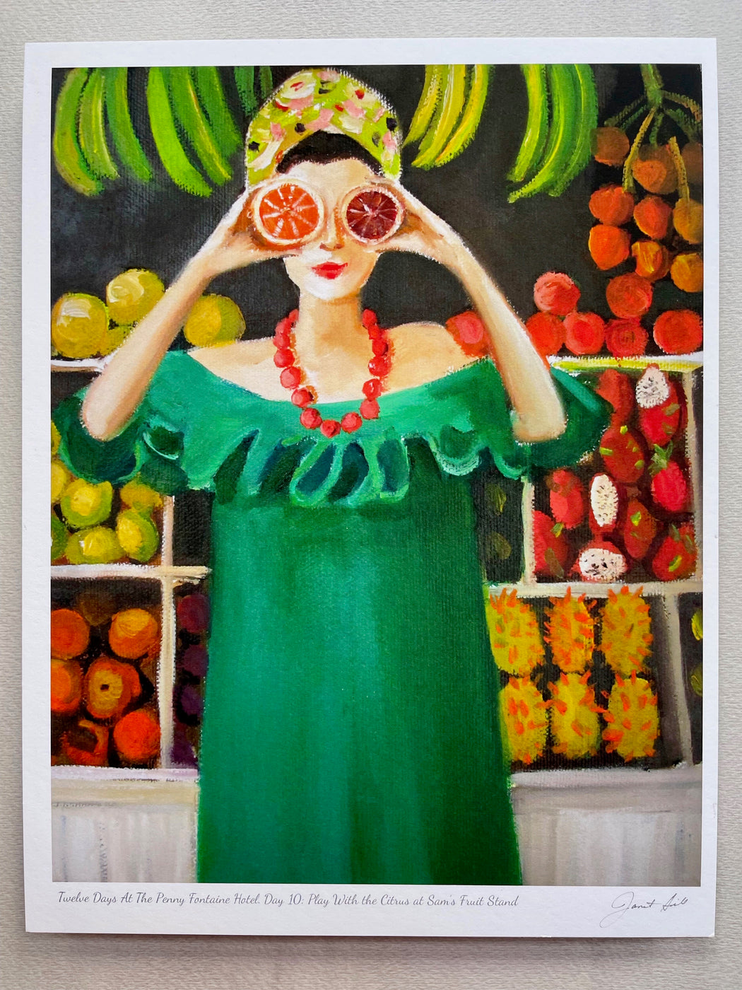 "Play With Citrus at Sam's Fruit Stand" by Janet Hill