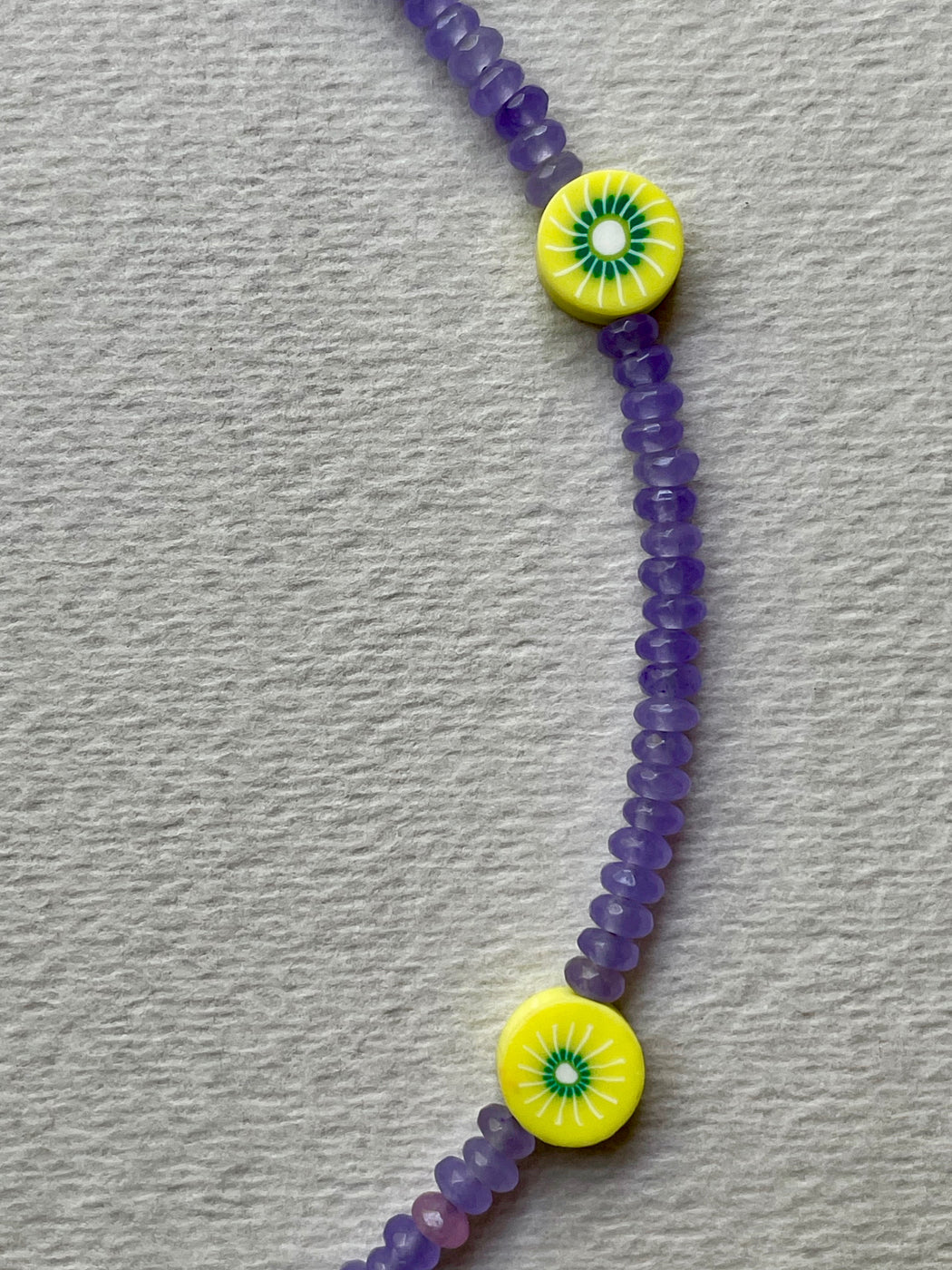 "Lavendar" Bead Necklace by Meredith Waterstraat