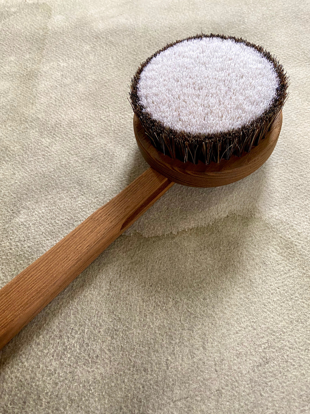 Japanese Wood and Horsehair Bath Brush - Long