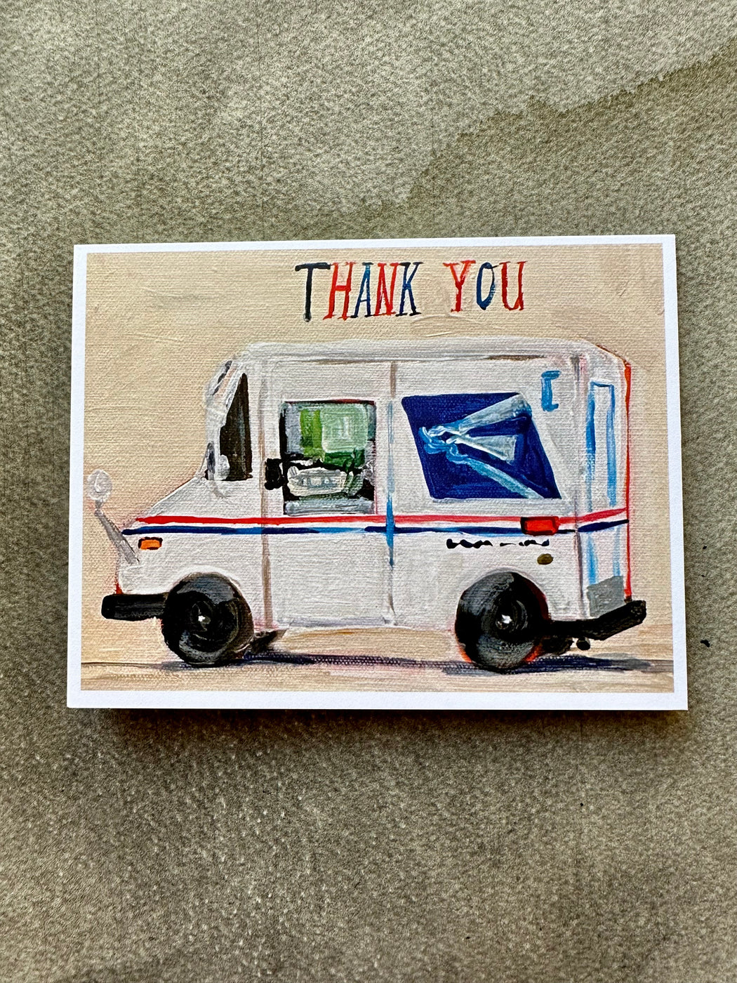 "Thank You USPS" Card by Mindy Carpenter