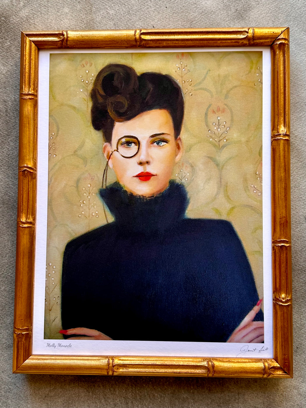 "Molly Monocle" by Janet Hill