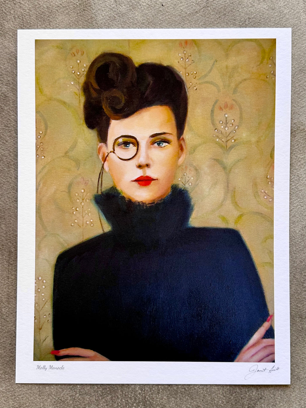 "Molly Monocle" by Janet Hill