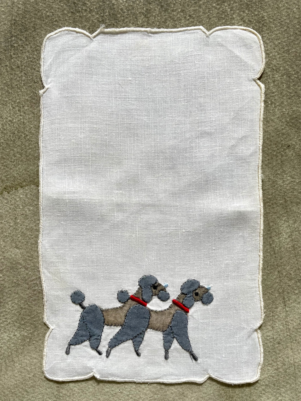 Vintage Cocktail Napkins - Poodles
