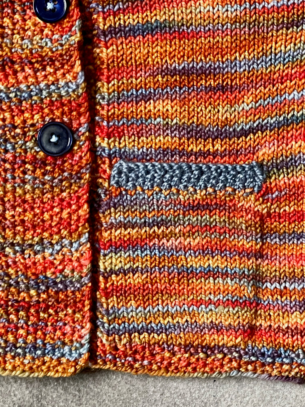 Aunt Debbie's Hand-Knit Children's Sweater (1 - 2 years)