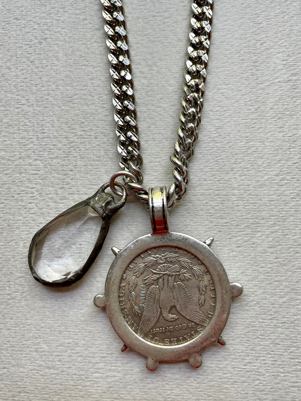 Vintage "Silver Dollar" Necklace by Meredith Waterstraat