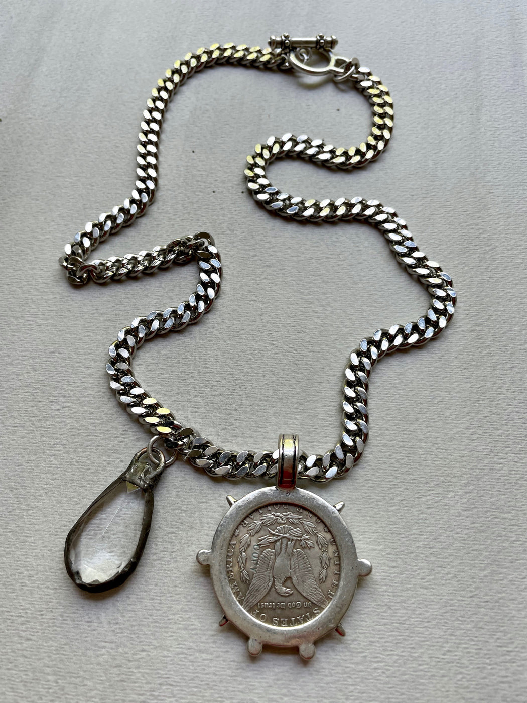 Vintage "Silver Dollar" Necklace by Meredith Waterstraat