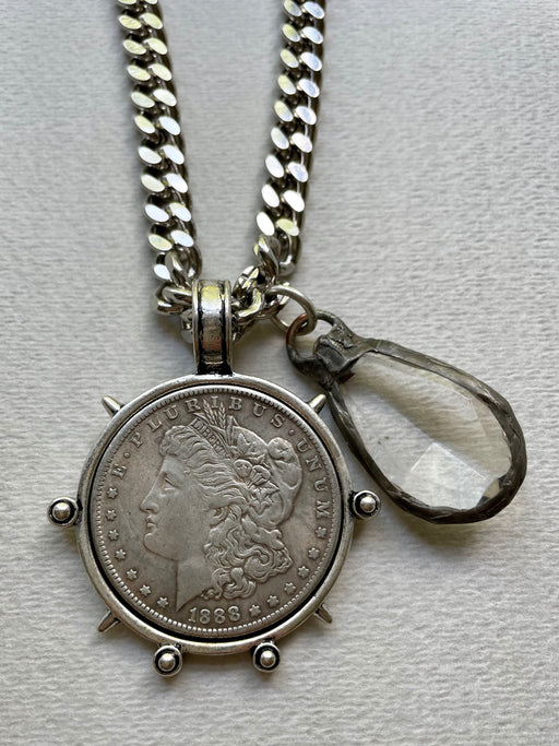 Vintage "Silver Dollar" Necklace by Meredith Waterstraat