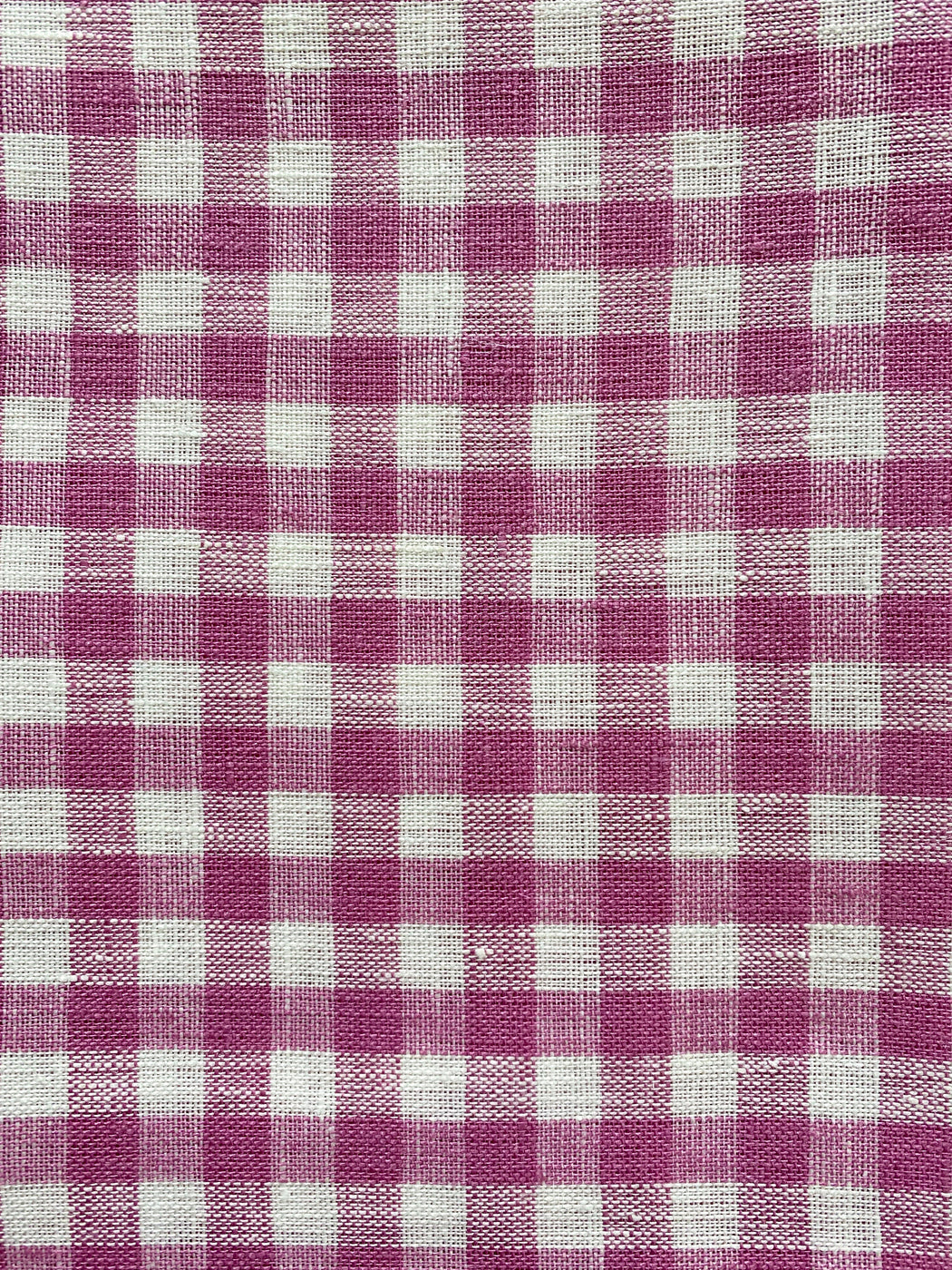 Pink Checked Tea Towel by Fog Linen Work