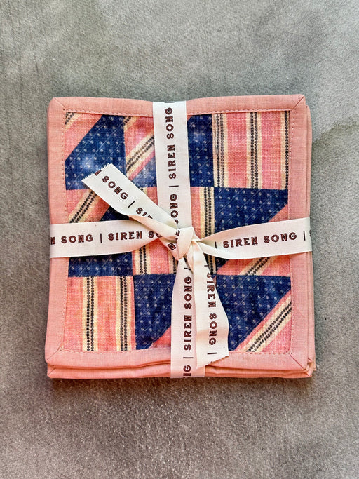"Quilt" Cocktail Napkins by Siren Song
