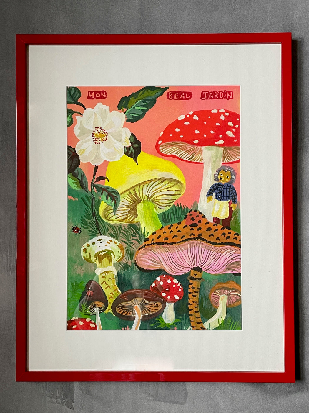 Nathalie Lete My Beautiful Garden Mushroom Art Print — Pittsburgh  Mercantile