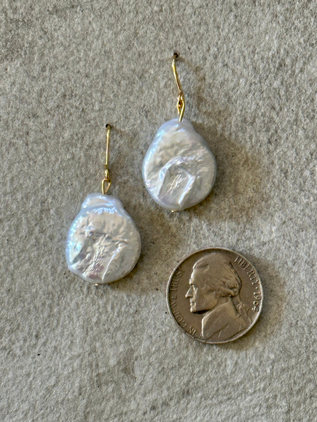 Freshwater Pearl  Drop Earring by Karine Sultan