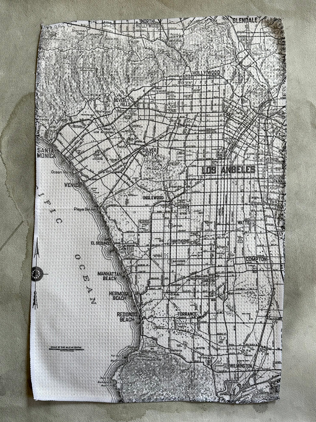 "Los Angeles" Tea Towel