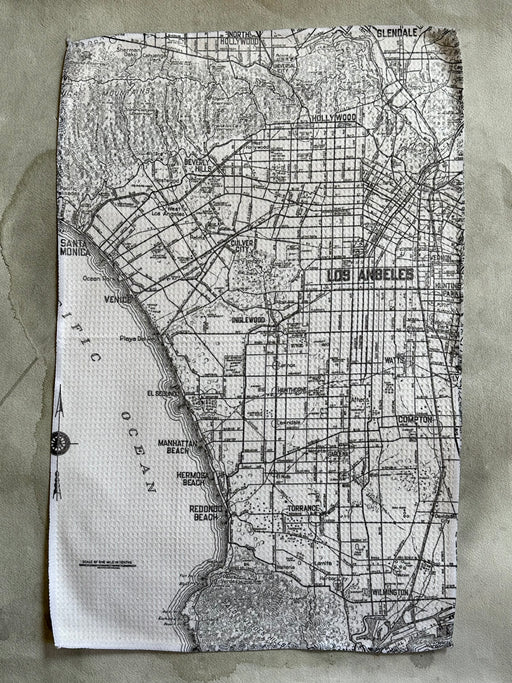 "Los Angeles" Tea Towel