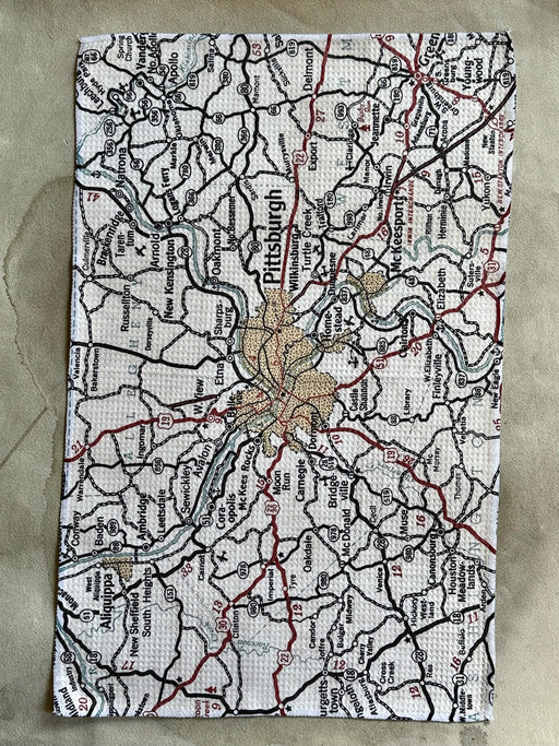 "Pittsburgh" Tea Towel