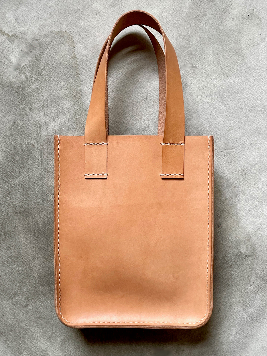 Natural Leather Tote by Made Solid
