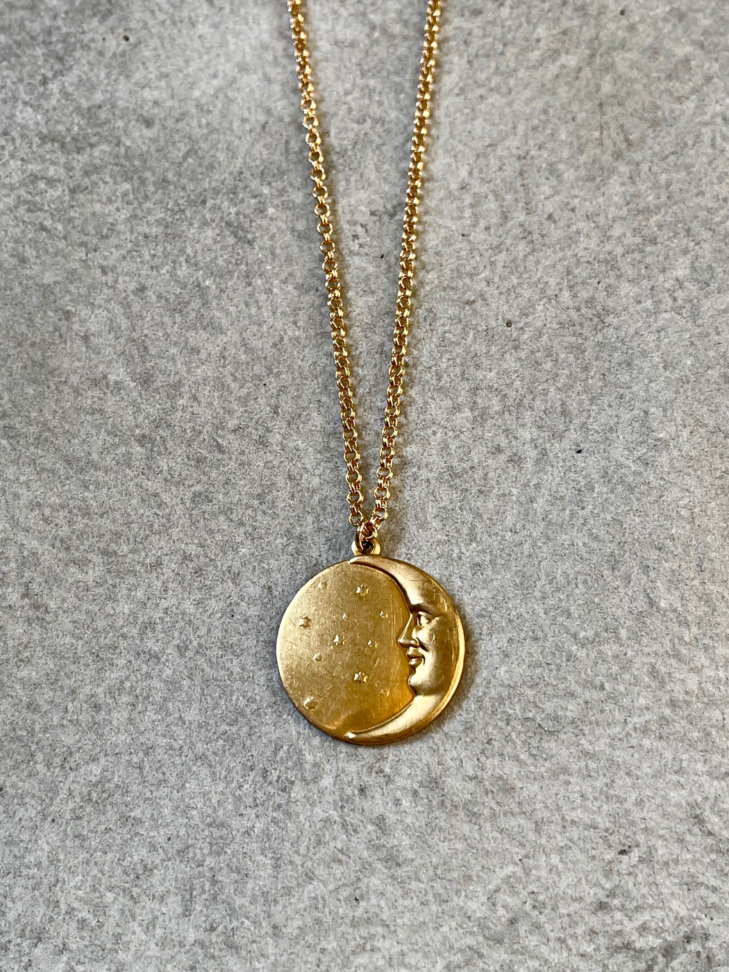 "Golden Moon" Pendant by Collarbone