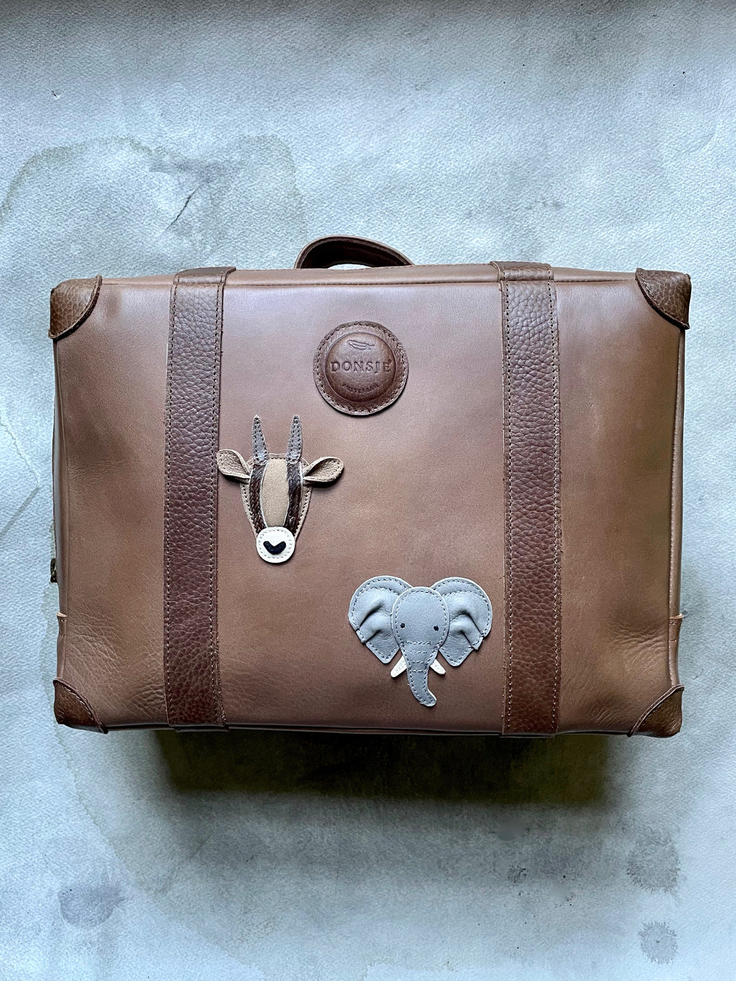 Donsje Leather "Travel" Backpack