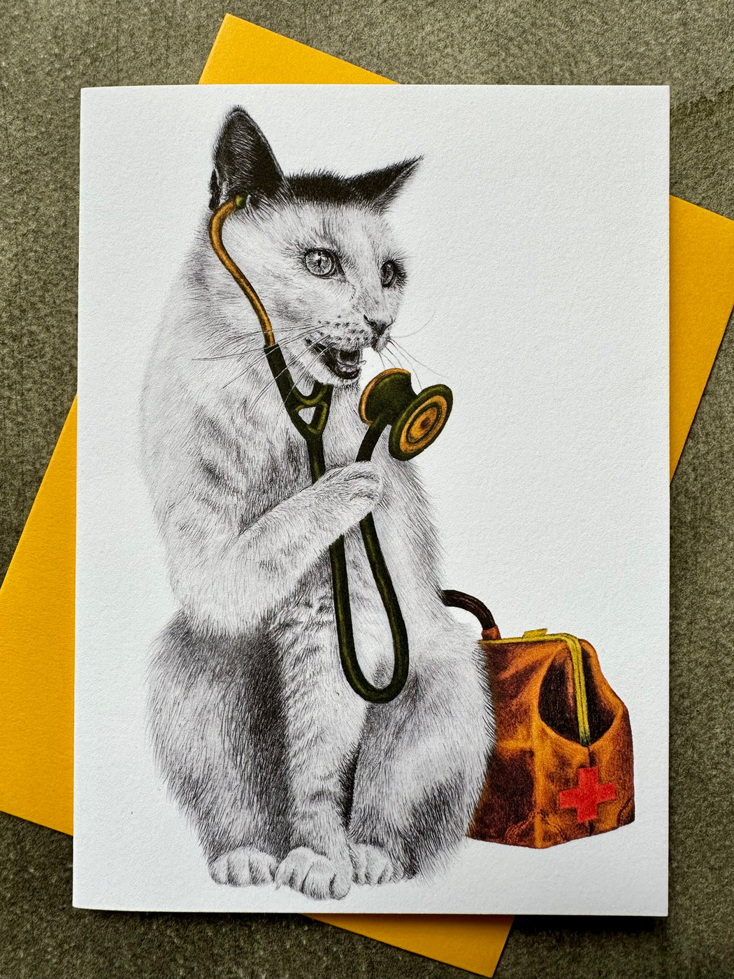 "Tam Estavida Cat" Card