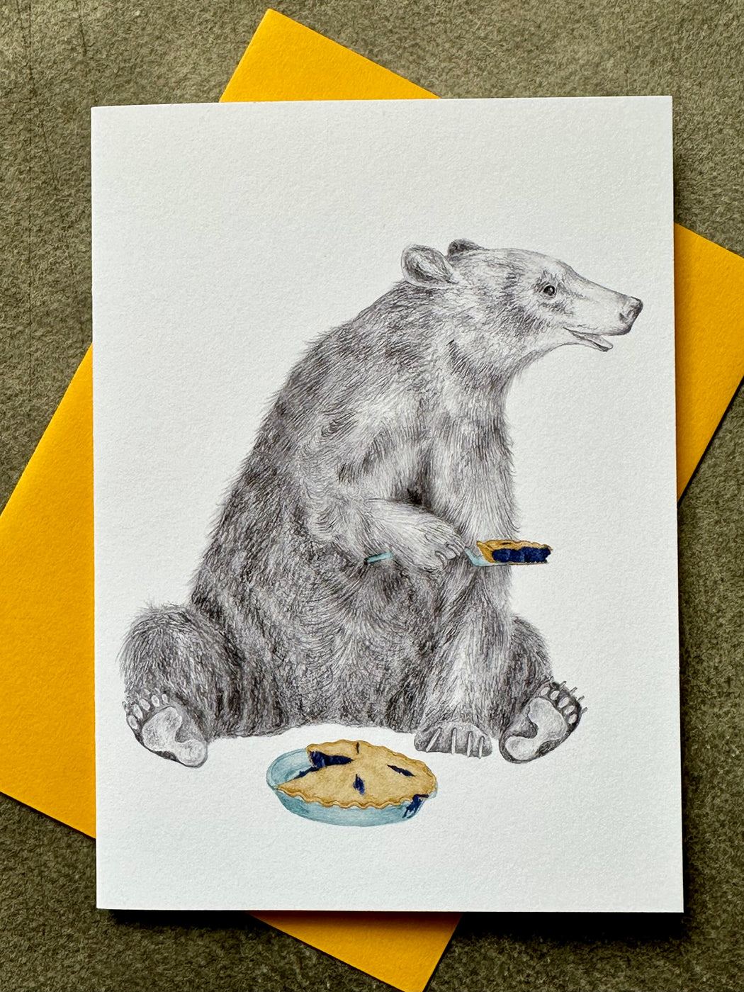 "Albert Finnigan Black Bear" Card