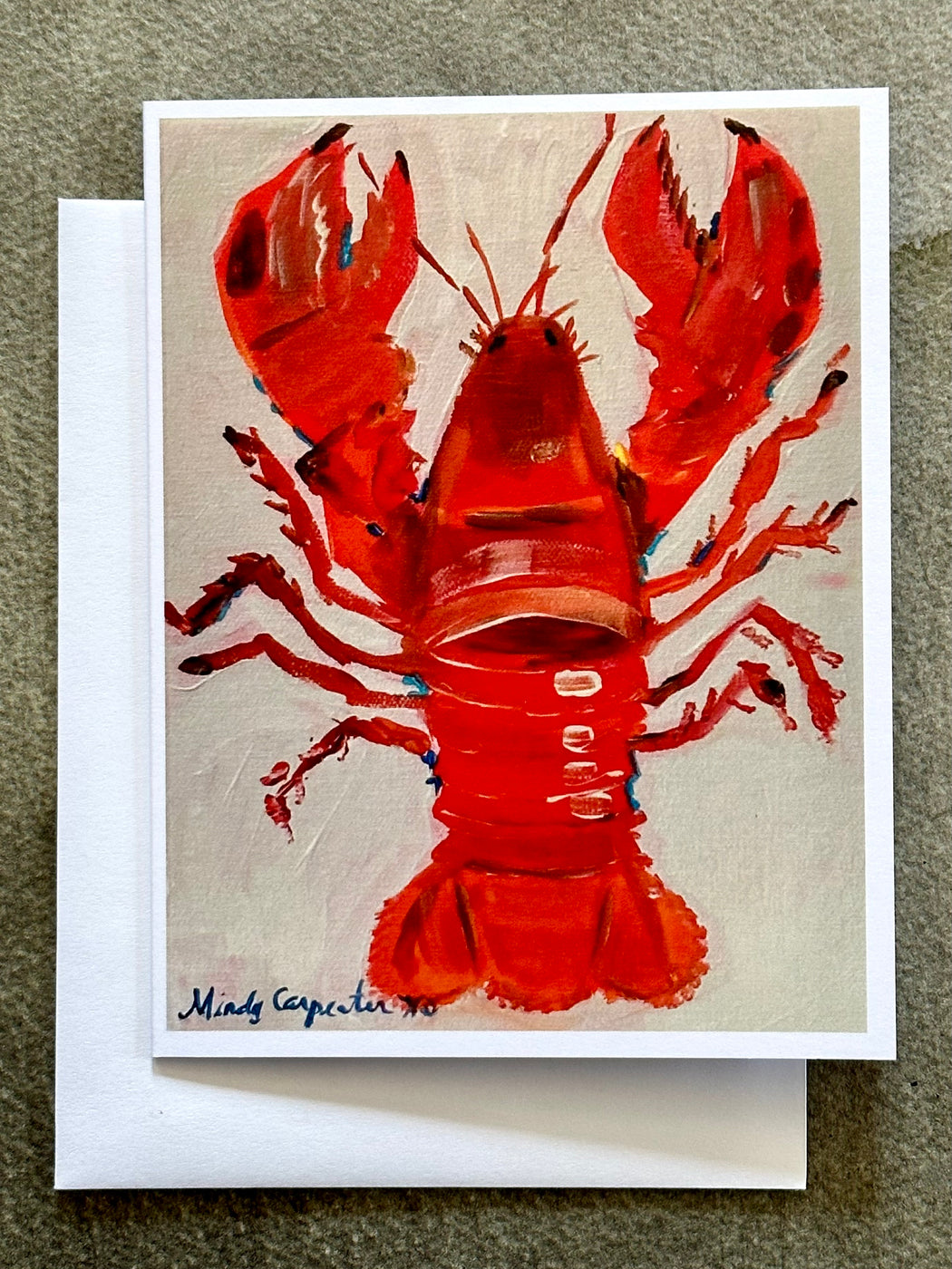 "Lobster" Card by Mindy Carpenter